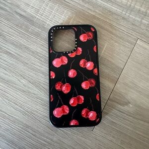 iPhone 15 pro MAX Casetify Black Red Cherry Phone Case sexy cute Chic protective